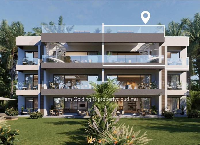 Luxurious Penthouse for Sale in La Pointe, Pointe Aux Cannoniers | Beach Access | Sea Views