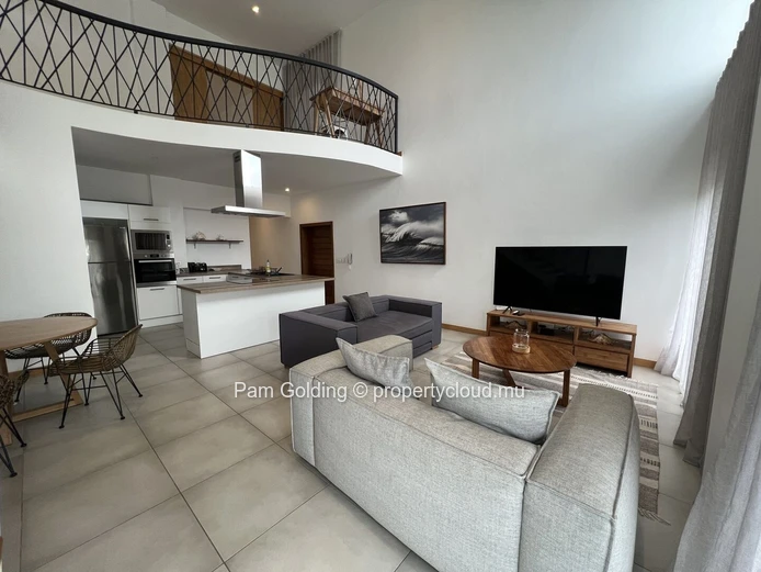 Appartement 2 chambres entièrement meublé avec piscine privée à Tamarin