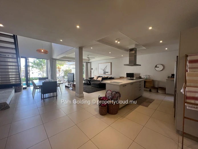 Waterfront 3-Bedroom Duplex with Private Mooring | La Balise Marina, Black River (Sole Mandate)