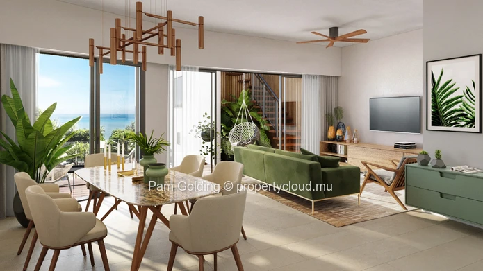 Appartement de 3 chambres en bord de mer à Poste La Fayette