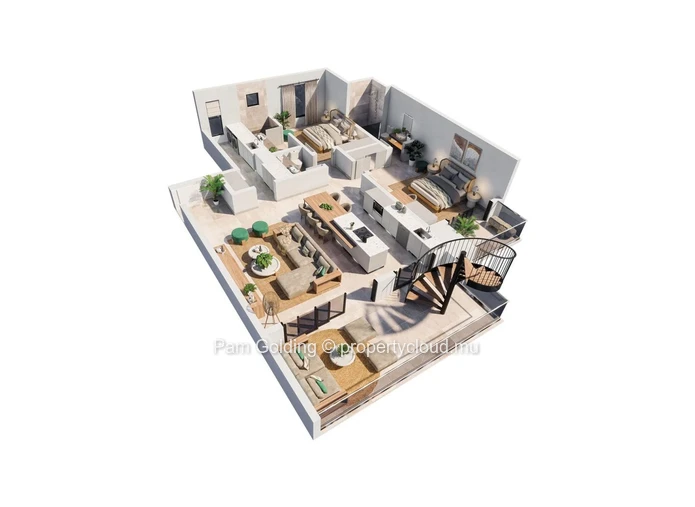 Luxurious Penthouse for Sale in La Pointe, Pointe Aux Cannoniers | Beach Access | Sea Views