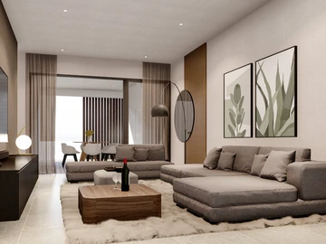 Appartement de 3 Chambres