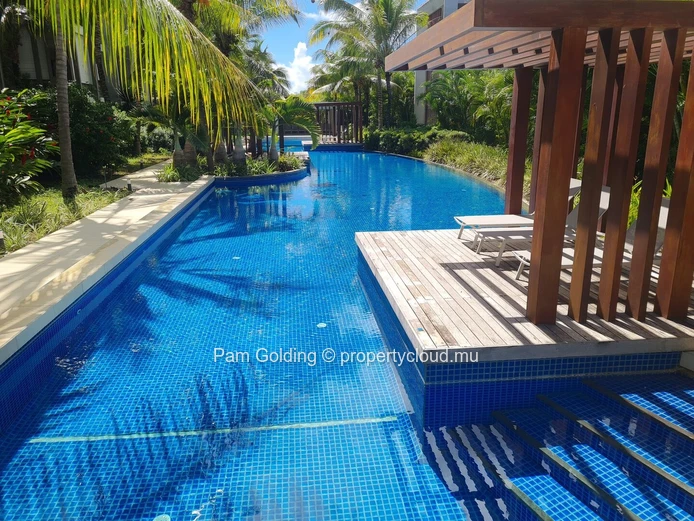 Appartement 3 chambres en rez-de-chaussée à vendre | Mont Choisy Golf & Beach Estate, Grand Baie, Île Maurice | Vue g...