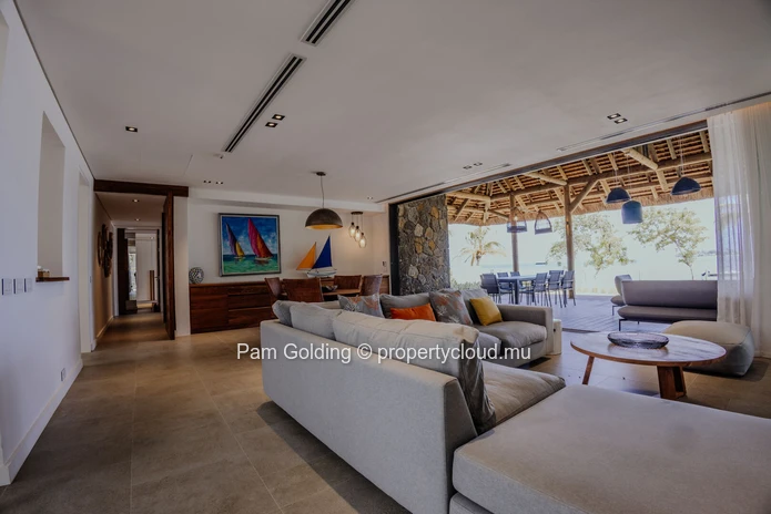 Luxurious 3-Bedroom Beachfront Villa with Private Pool in Les Salines Black River