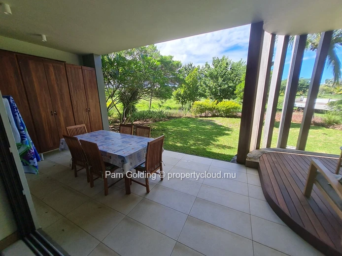 Appartement 3 chambres en rez-de-chaussée à vendre | Mont Choisy Golf & Beach Estate, Grand Baie, Île Maurice | Vue g...