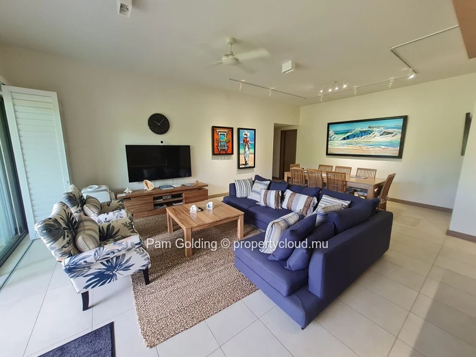 Appartement 3 chambres en rez-de-chaussée à vendre | Mont Choisy Golf & Beach Estate, Grand Baie, Île Maurice | Vue g...