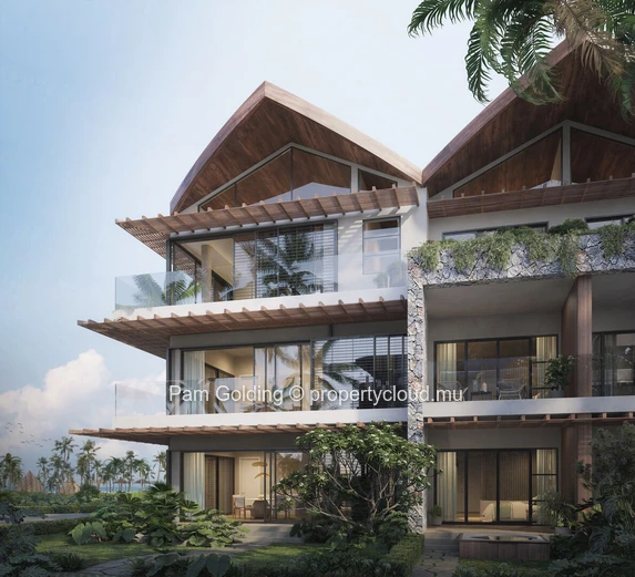 Penthouse 4 chambres à vendre à La Pirogue Residences, Wolmar – Île Maurice