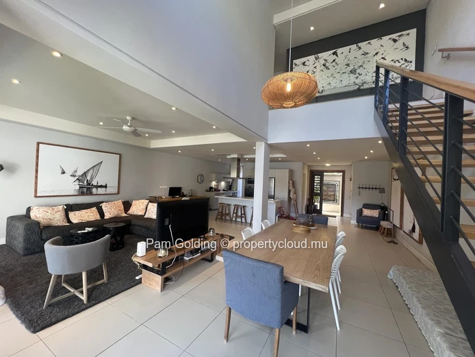 Waterfront 3-Bedroom Duplex with Private Mooring | La Balise Marina, Black River (Sole Mandate)