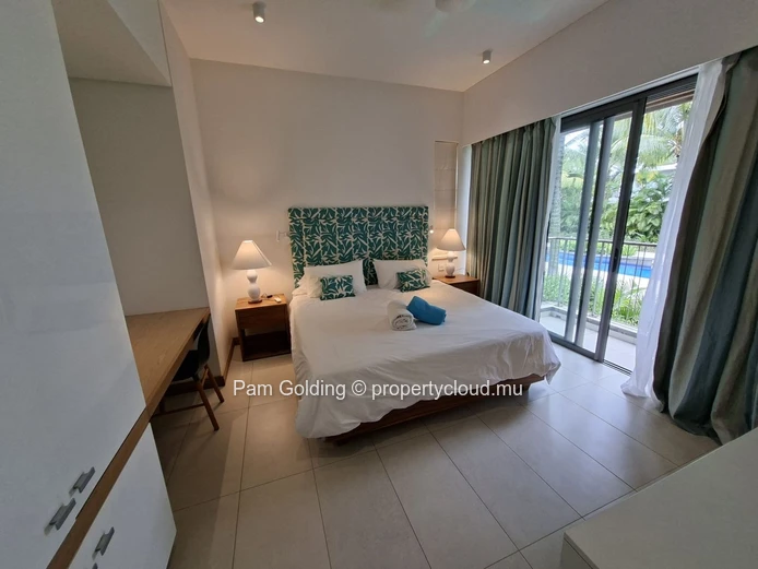 2-Bedroom Apartment with Private Garden & Pool in Mont Choisy – 5-Min Walk to the Beach (Sole Mandate)