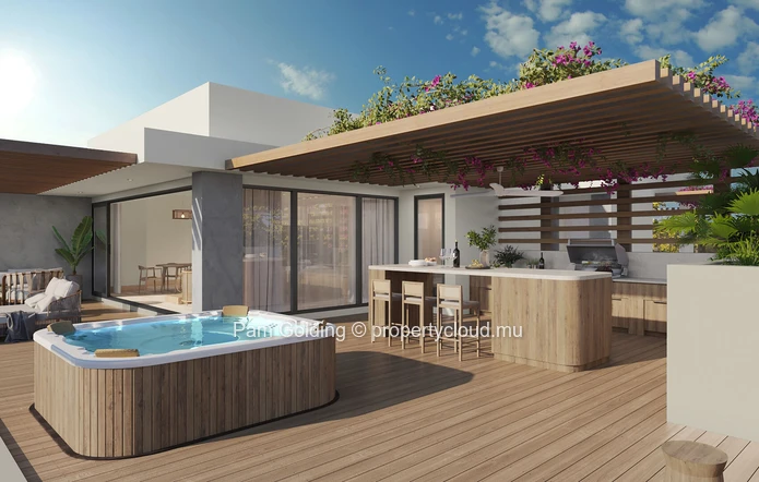 Experience island living at Infinity by the Sea in Black River, Mauritius — seafront apartments and penthouses with p...
