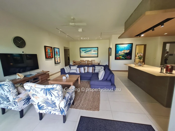 Appartement 3 chambres en rez-de-chaussée à vendre | Mont Choisy Golf & Beach Estate, Grand Baie, Île Maurice | Vue g...
