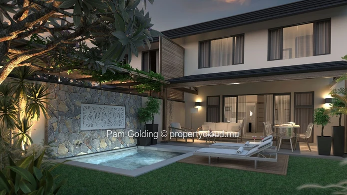 Duplex Luxueux de 3 Chambres avec Piscine Privée & Jardin à Grand Baie - Maison de Ville Moderne Près de la Plage