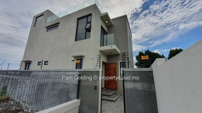 Brand new house with security.