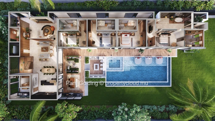 Luxurious Gemstone Villas at The Essence, Mauritius - Exclusive Villa Residences with Hotel Amenities