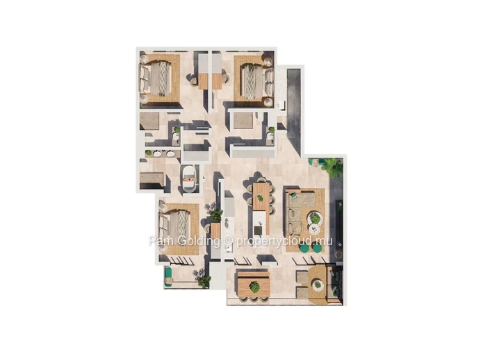 3-Bedroom Apartment for Sale | La Pointe, Pointe aux Canonniers, Mauritius