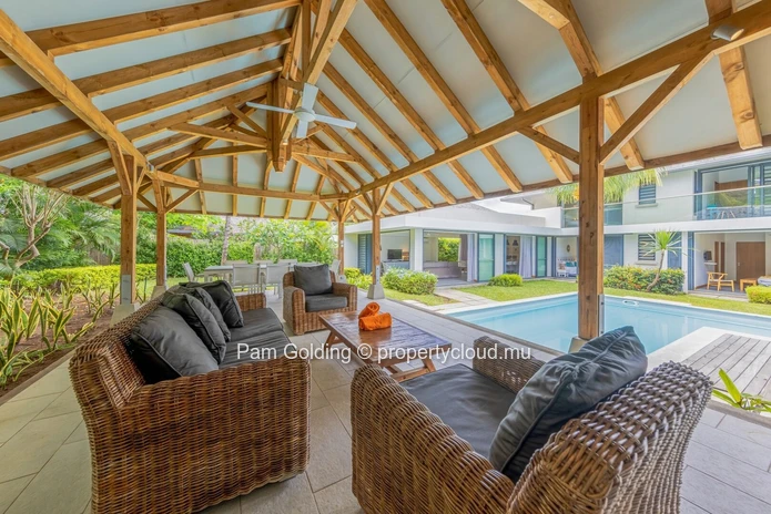4-Bedroom Tropical Villa in Tamarin, Mauritius - Private Pool & Resort Amenities (Sole Mandate)